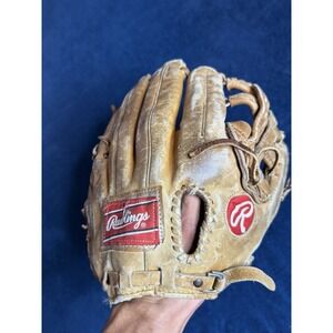 Vtg Rawlings Pro Leather Baseball Glove H Web USA Steer Hide PRO-H Brown